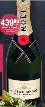 Special Moet & Chandon Brut Imperial Champagne-750ml — m.