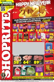 Shoprite Gauteng, Mpumalanga, North West & Limpopo : New Year Deals (30 December - 01 January 2025)