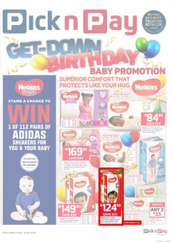 Pick n Pay : Baby Promotion Birthday Deals (25 Jun - 08 Jul 2018), page 1