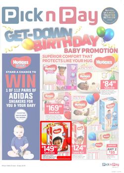 Pick n Pay : Baby Promotion Birthday Deals (25 Jun - 08 Jul 2018), page 1