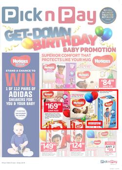 Pick n Pay : Baby Promotion Birthday Deals (25 Jun - 08 Jul 2018), page 1