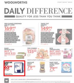 Woolworths : Daily Difference (26 Mar - 08 Apr 2018), page 1