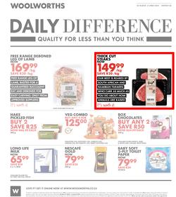 Woolworths : Daily Difference (26 Mar - 08 Apr 2018), page 1