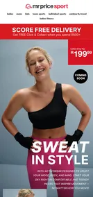 Mr Price Sport : Sweat In Style (Request Valid Date From Retailer)