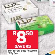 Lux Beauty Soap Assorted-175g Each