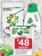 Ariel Auto Washing Powder 2Kg, Liquid Detergent 1.5Ltr Or Capsules 14's-Each