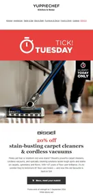 Yuppiechef : 20% Off Carpet Cleaners (03 September - 04 September 2024)