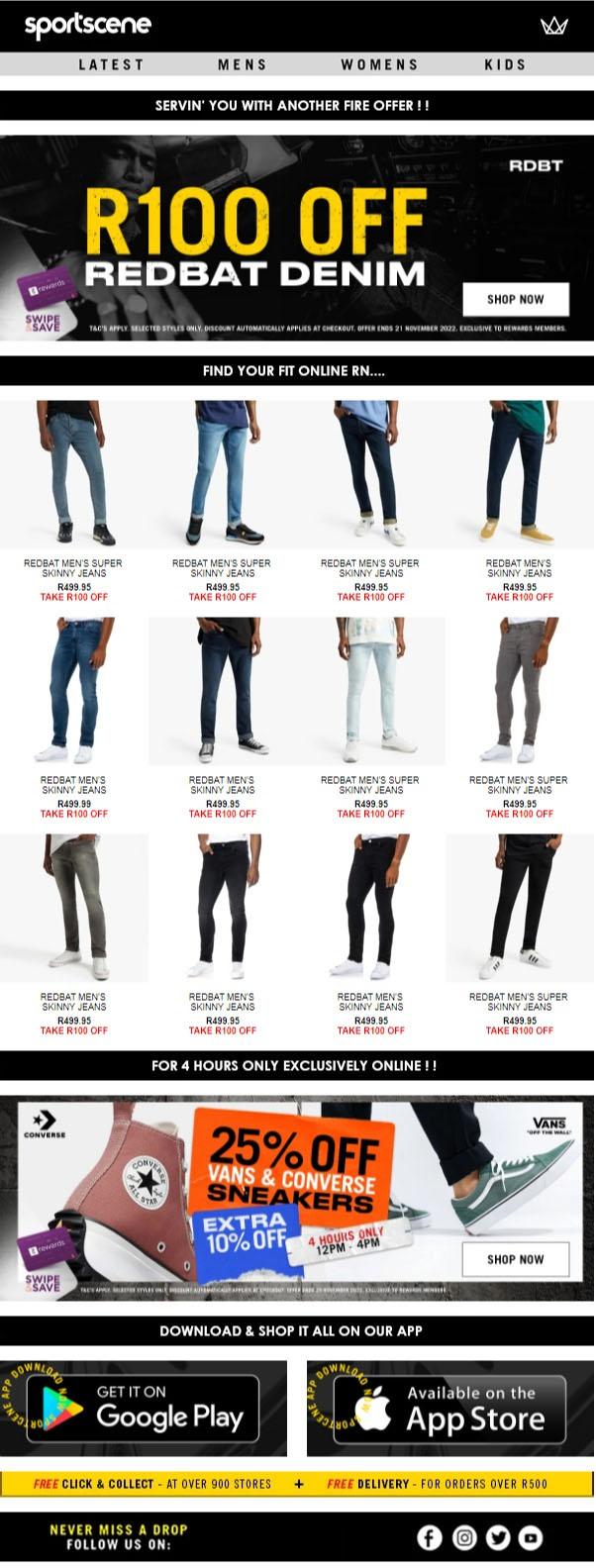 How Much Are Redbat Jeans In South Africa?