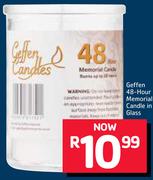Geffen 48-Hour Memorial Candle In Glass
