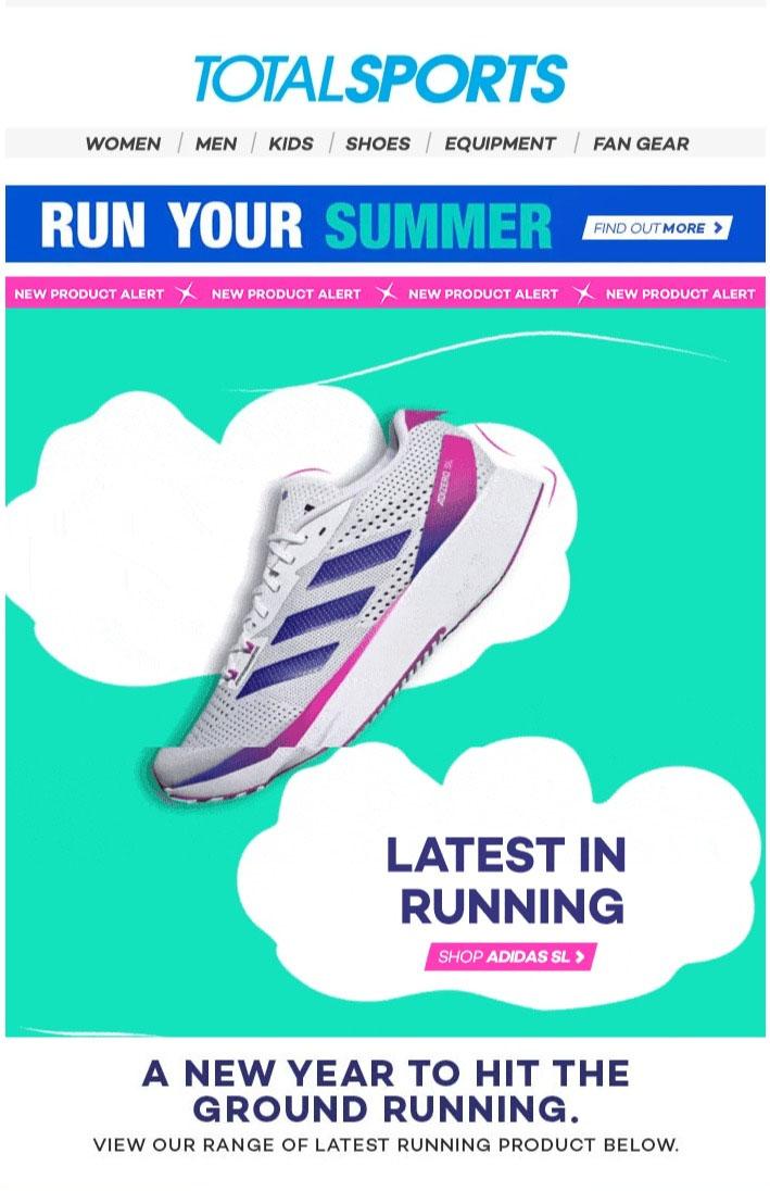 Total Sports : Latest In Running (Request Valid Date From Retailer) — m ...