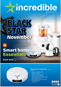 Incredible Connection : Black Star November Smart Home Essentials (22 November - 26 November 2023)