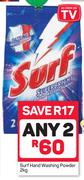 Surf Hand Washing Powder-2 x 2Kg