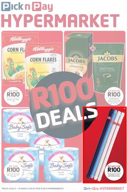 Pick n Pay Hyper : R100 Deals (05 Mar - 18 Mar 2018), page 1