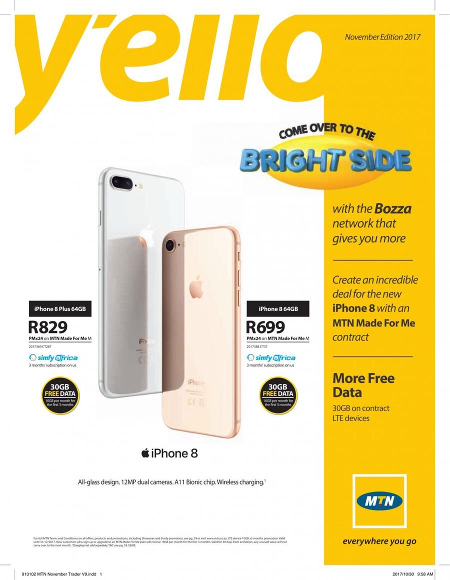 iphone 8 plus mtn contract deals