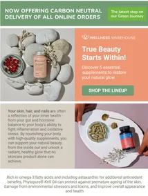 Wellness Warehouse : True Beauty Starts Within (Request Valid Date From Retailer)