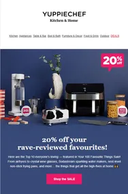 Yuppiechef : 20% Off Your Rave-Reviewed Favourites (Request Valid Date From Retailer)