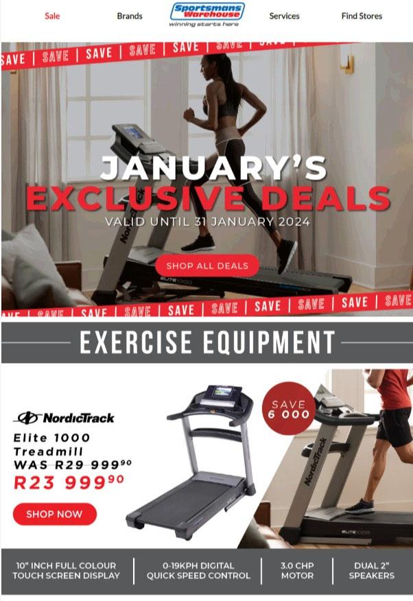 Sportsmans Warehouse January s Exclusive Deals 18 January 31