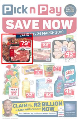 Pick n Pay Eastern Cape : Save Now (18 Mar - 24 Mar 2019), page 1