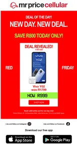 Mr Price Cellular : Deal Of The Day (10 November - 24 November 2024)