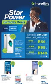 Incredible Connection : Star Power Birthday Deals With Telkom (08 September - 30 September 2023)