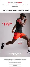 Mr Price Sport : Upgrade Your Game (Request Valid Date From Retailer)