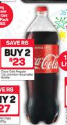 Coca Cola Regular Non Returnable Bottle-2 x 1.5Ltr