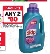 Skip Auto Washing Liquid Assorted-2 x 1.5Ltr