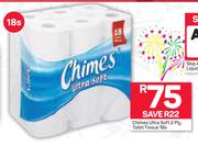 Chimes Ultra Soft 2 Ply Toilet Tissue-18s