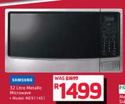 Samsung 32Ltr Metallic Microwave ME9114S1