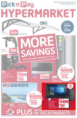 Pick n Pay Hyper : More Savings (02 Apr - 15 Apr 2018), page 1