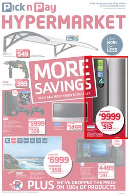 Pick n Pay Hyper : More Savings (02 Apr - 15 Apr 2018), page 1