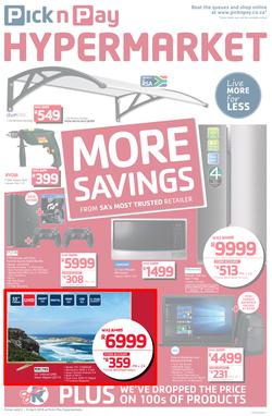 Pick n Pay Hyper : More Savings (02 Apr - 15 Apr 2018), page 1