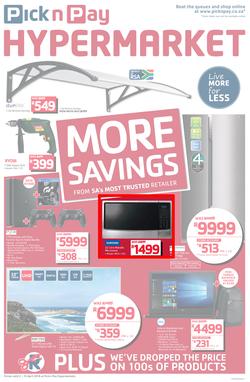 Pick n Pay Hyper : More Savings (02 Apr - 15 Apr 2018), page 1