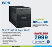E.T.N 5E UPS 1500 VA Tower 900W