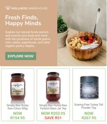 Wellness Warehouse : Fresh Finds, Happy Minds (Request Valid Date From Retailer)