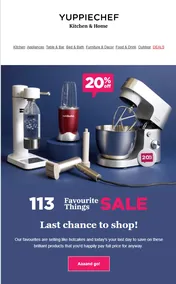 Yuppiechef : Last Chance To Shop (Request Valid Date From Retailer)