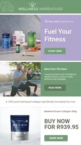 Wellness Warehouse : Fuel Your Fitness (Request Valid Date From Retailer)