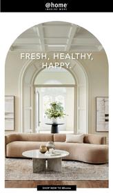 @Home : Fresh, Healthy, Happy (Request Valid Date From Retailer)
