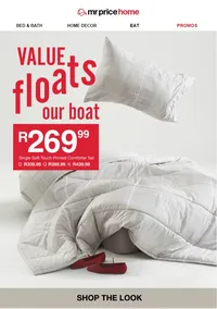 Mr Price Home : Value Floats Our Boat (Request Valid Date From Retailer)