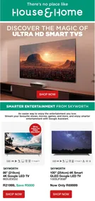 House & Home : Ultra HD Smart TVs (Request Valid Date From Retailer)