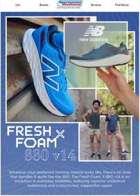 Sportsmans Warehouse : New Balance Fresh Foam (Request Valid Date From Retailer)