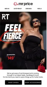 Mr Price : Feel Fierce (Request Valid Date From Retailer)