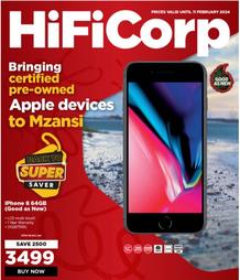 HiFi Corp : Apple Devices To Mzansi (29 January - 11 February 2024)