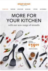 Sheet Street : More For Your Kitchen (Request Valid Date From Retailer)