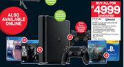 PS4 500GB Console & 3 Game Bundle-For All