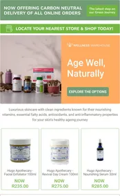 Wellness Warehouse : Age Well, Naturally (Request Valid Date From Retailer)