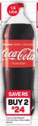 Coca Cola Regular Non Returnable Bottle-2 x 1.5Ltr