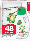 Ariel Auto Washing Powder-2Kg, Liquid Detergent-1.5Ltr Assorted Or Capsules-15s Each