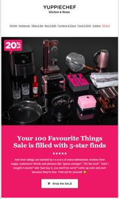 Yuppiechef : Your 100 Favourite Things Sale (Request Valid Date From Retailer)
