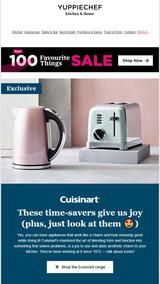 Yuppiechef : Cuisinart Time-Savers Give Us Joy (Request Valid Date From Retailer)